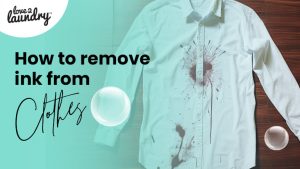 How to remove ink from clothes